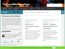 Tablet Screenshot of humepage.at